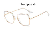 Carica l'immagine nel visualizzatore di Gallery, 2023 trends Square glasses women's eyeglasses Brand clear transparent clear lens pink glasses female oculos