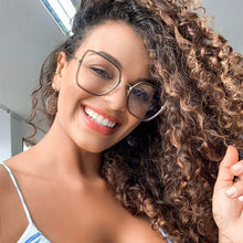Carica l'immagine nel visualizzatore di Gallery, 2023 trends Square glasses women's eyeglasses Brand clear transparent clear lens pink glasses female oculos