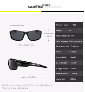2023 Night Vision Sunglasses Polarized Men Women Eyes Protect UV400 Black Square Sun Glasses Unisex Gafas De