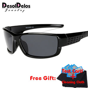 2023 Night Vision Sunglasses Polarized Men Women Eyes Protect UV400 Black Square Sun Glasses Unisex Gafas De