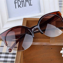 Load image into Gallery viewer, 2022 Oculos De Sol Feminino New Fashion Retro Designer Super Round Circle Glasses Cat Eye Women's Sunglasses Glasses Goggles