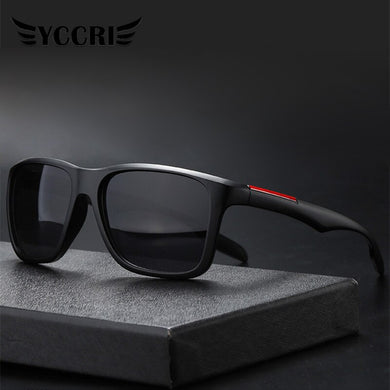 2023 Outdoor Polarized Sunglasses Men UV400 Rectangular Ultra Light Sun glasses Retro Sports Driving Fishing Eyewear For Male