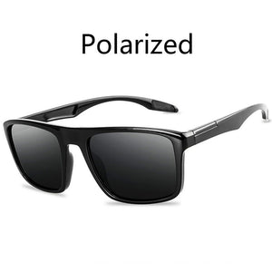 2023 Outdoor Polarized Sunglasses Men UV400 Rectangular Ultra Light Sun glasses Retro Sports Driving Fishing Eyewear For Male