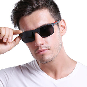 2023 Outdoor Polarized Sunglasses Men UV400 Rectangular Ultra Light Sun glasses Retro Sports Driving Fishing Eyewear For Male