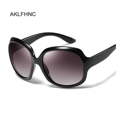 2023 Oversized Polarized Women's Glasses Summer Designers  Oval Sunglasses For Ladies Female Black Vintage Eyewear