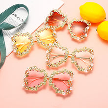 Load image into Gallery viewer, 2023 Oversized Punk Sunglasses Women  Metal Flower Sunglasses Men Baroque Pearl Sun Glasses UV400 Oculos Feminino