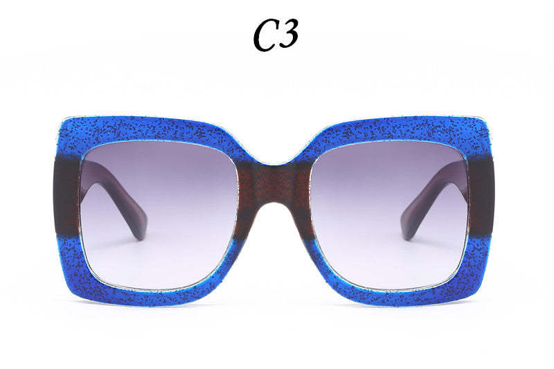 2023 Oversized Sunglasses for Women Brand Designer Retro Sun glasses Red Green Shades Eyewear sunglasses woman