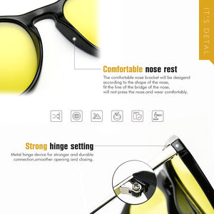 2023 Photochromic Polarized Sunglasses Women Round Sun Glasses Men Vintage Goggle UV400 Day Night Vision lunette de soleil femme