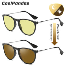 Load image into Gallery viewer, 2023 Photochromic Polarized Sunglasses Women Round Sun Glasses Men Vintage Goggle UV400 Day Night Vision lunette de soleil femme