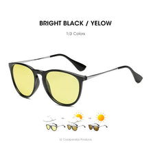 Load image into Gallery viewer, 2023 Photochromic Polarized Sunglasses Women Round Sun Glasses Men Vintage Goggle UV400 Day Night Vision lunette de soleil femme