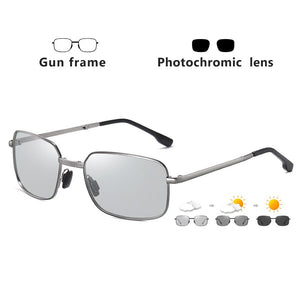 2023 Photochromic Sunglasses Men Polarized Driving Chameleon Glasses Folding Frame Male Sun Glasses Rectangle Oculos masculino