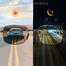 Load image into Gallery viewer, 2023 Photochromic Sunglasses Men Polarized Driving Chameleon Glasses Folding Frame Male Sun Glasses Rectangle Oculos masculino