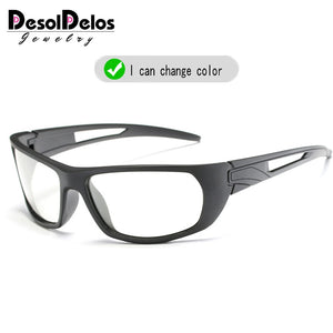 2023 Occhiali da sole fotocromatici Occhiali da sole polarizzati da uomo Occhiali da guida maschili UV400 Camaleonte Giorno Notte Occhiali da guida Gafas 