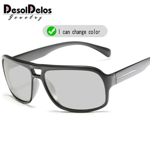 2023 Occhiali da sole fotocromatici Occhiali da sole polarizzati da uomo Occhiali da guida maschili UV400 Camaleonte Giorno Notte Occhiali da guida Gafas 