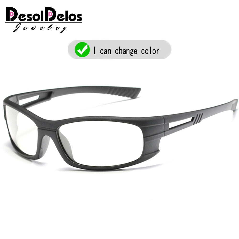 2023 Occhiali da sole fotocromatici Occhiali da sole polarizzati da uomo Occhiali da guida maschili UV400 Camaleonte Giorno Notte Occhiali da guida Gafas 