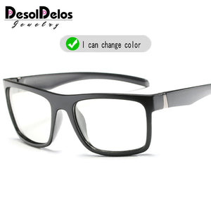 2023 Occhiali da sole fotocromatici Occhiali da sole polarizzati da uomo Occhiali da guida maschili UV400 Camaleonte Giorno Notte Occhiali da guida Gafas 
