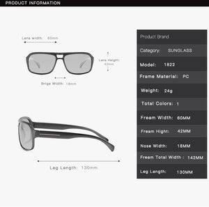 2023 Occhiali da sole fotocromatici Occhiali da sole polarizzati da uomo Occhiali da guida maschili UV400 Camaleonte Giorno Notte Occhiali da guida Gafas 