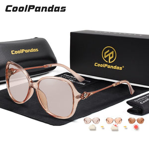 2023 Occhiali da sole fotocromatici da donna Occhiali camaleonte polarizzati Occhiali da guida colorati Occhiali da sole antiriflesso lunette soleil femme 