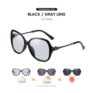 2023 Occhiali da sole fotocromatici da donna Occhiali camaleonte polarizzati Occhiali da guida colorati Occhiali da sole antiriflesso lunette soleil femme 