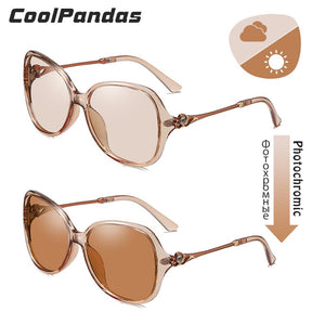 2023 Occhiali da sole fotocromatici da donna Occhiali camaleonte polarizzati Occhiali da guida colorati Occhiali da sole antiriflesso lunette soleil femme 