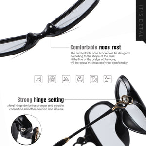 2023 Occhiali da sole fotocromatici da donna Occhiali camaleonte polarizzati Occhiali da guida colorati Occhiali da sole antiriflesso lunette soleil femme 