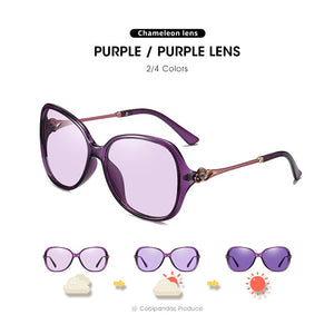2023 Occhiali da sole fotocromatici da donna Occhiali camaleonte polarizzati Occhiali da guida colorati Occhiali da sole antiriflesso lunette soleil femme 