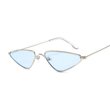 Carica l&#39;immagine nel visualizzatore di Gallery, 2023 Occhiali da sole Cat Eye da donna rosa Occhiali da sole Cateye rossi e neri con montatura piccola estiva retrò di marca sexy carini 