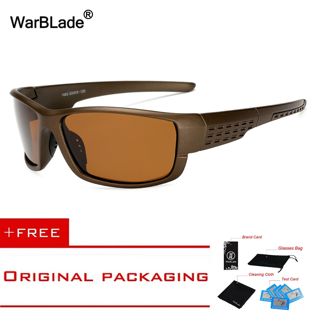 night visionWarBlade Vintage Polarized Sunglasses Brand Design