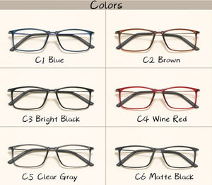 2023 Quality Tungsten Ultem Glasses Frames Men & Women Square Optical Frames Vintage Ultralight Spectacles Casual Eyewear Frame