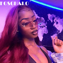 Load image into Gallery viewer, 2023 Rectangle Sunglasses Women Men Brand Designer Sunglasses Rimless Square Sun Glasses For Man Alloy Frame Gradient Sunglasses