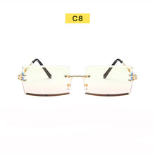 Load image into Gallery viewer, 2023 Rectangle Sunglasses Women Men Brand Designer Sunglasses Rimless Square Sun Glasses For Man Alloy Frame Gradient Sunglasses