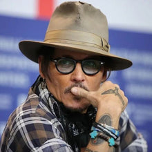 Load image into Gallery viewer, 2022 Retro Johnny Depp Style Glasses Men Classic Vintage Prescription Glasses Women okulary Clear lens
