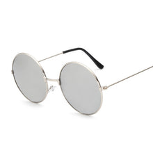 Load image into Gallery viewer, 2023 Retro Round Pink Sunglasses Women Brand Designer Sun Glasses For Male Alloy Mirror Female Oculos De Sol Black