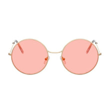 Load image into Gallery viewer, 2023 Retro Round Yellow Purple Sunglasses Women Brand Designer Sun Glasses For Female Male Alloy Mirror Oculos De Sol