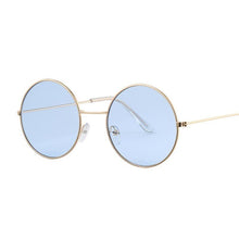 Load image into Gallery viewer, 2023 Retro Round Yellow Purple Sunglasses Women Brand Designer Sun Glasses For Female Male Alloy Mirror Oculos De Sol