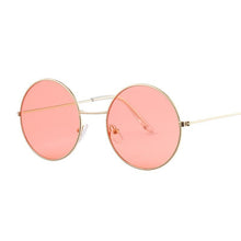 Load image into Gallery viewer, 2023 Retro Round Yellow Purple Sunglasses Women Brand Designer Sun Glasses For Female Male Alloy Mirror Oculos De Sol