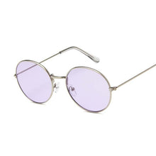Load image into Gallery viewer, 2022 Retro Round Yellow Sunglasses Women Brand Designer Sun Glasses For Female Male/man Alloy Mirror Oculos De Sol