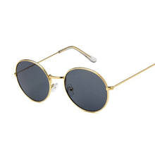 Load image into Gallery viewer, 2022 Retro Round Yellow Sunglasses Women Brand Designer Sun Glasses For Female Male/man Alloy Mirror Oculos De Sol