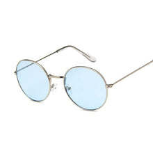 Load image into Gallery viewer, 2022 Retro Round Yellow Sunglasses Women Brand Designer Sun Glasses For Female Male/man Alloy Mirror Oculos De Sol
