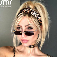 Load image into Gallery viewer, 2023 Retro Sunglasses Women Brand Designer Diamond Rimless Sun Glasses Shades Rhinestone Lens Ladies Frameless Eyeglasses