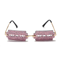 Load image into Gallery viewer, 2023 Retro Sunglasses Women Brand Designer Diamond Rimless Sun Glasses Shades Rhinestone Lens Ladies Frameless Eyeglasses