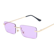 Load image into Gallery viewer, 2023 Retro Sunglasses Women Brand Designer Rimless Gradient Sun Glasses Shades Cutting Lens Ladies Frameless Eyeglasses