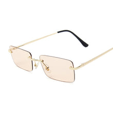 Load image into Gallery viewer, 2023 Retro Sunglasses Women Brand Designer Rimless Gradient Sun Glasses Shades Cutting Lens Ladies Frameless Eyeglasses