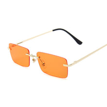 Load image into Gallery viewer, 2023 Retro Sunglasses Women Brand Designer Rimless Gradient Sun Glasses Shades Cutting Lens Ladies Frameless Eyeglasses