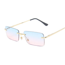 Load image into Gallery viewer, 2023 Retro Sunglasses Women Brand Designer Rimless Gradient Sun Glasses Shades Cutting Lens Ladies Frameless Eyeglasses