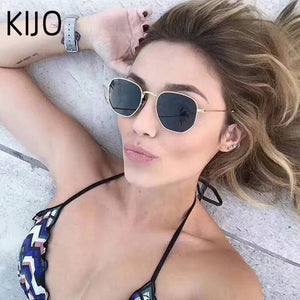 2023 Retro Sunglasses Women Brand Designer Sun Glasses for Women Alloy Mirror Sunglasses Ray Female Oculos De Sol