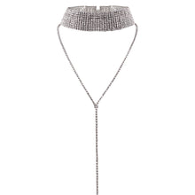 Load image into Gallery viewer, 2020 Rhinestone Choker Necklace Crystal Gem Luxury Collar Chain Necklaces Set Chunky Y Necklace Women Neck jewelry Accessories