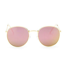 Load image into Gallery viewer, 2023 Round Retro Sunglasses Women Brand Designer Female Mirror Sunglasses Ray Pink  Sun Glasses Lady UV400