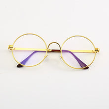 Load image into Gallery viewer, Round glasses New Type of Female Computer Glasses Optical  Metal Circular  frame for men Transparent Lens gaming Glasses