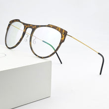 Load image into Gallery viewer, 2023 Round optical glasses frame women eyeglasses brand TR90 transparent Retro eye glasses frames for men spectacle frames 6557